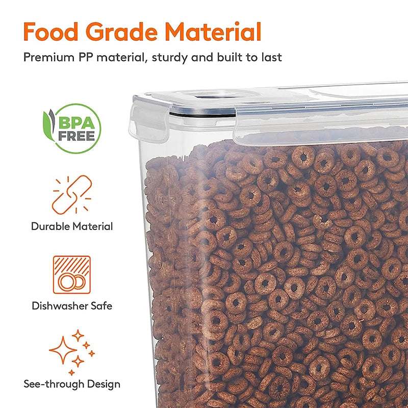 Oppbevaringsbokser 4L med lokk - Til Kjøkkenet