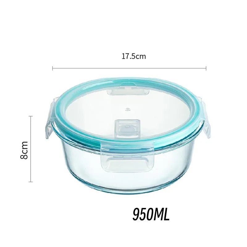 Matboks i borosilikatglass med tett lokk - Til Kjøkkenet