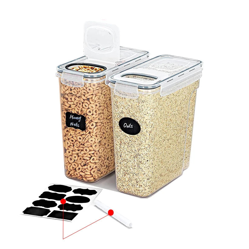 Oppbevaringsbokser 4L med lokk - Til Kjøkkenet