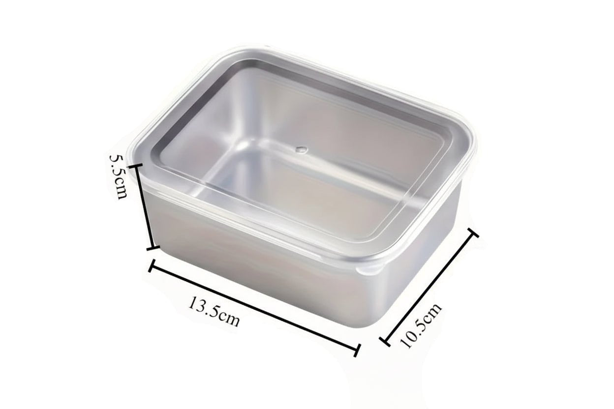 Matbokser i rustfritt stål – 5 pakning - Til Kjøkkenet