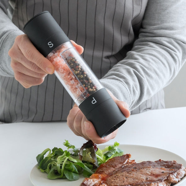 Krydderkvern for salt og pepper