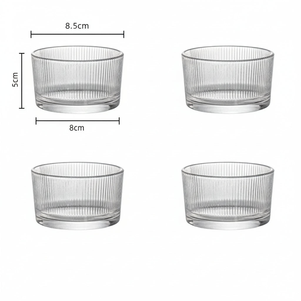 Glasskåler, 4-pakning