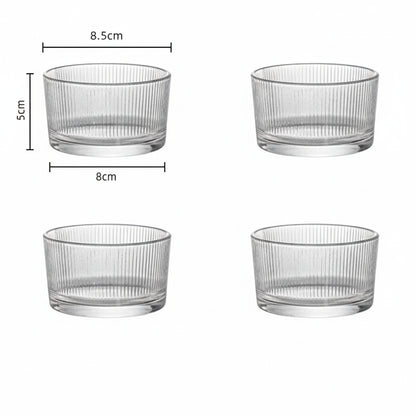 Glasskåler, 4-pakning