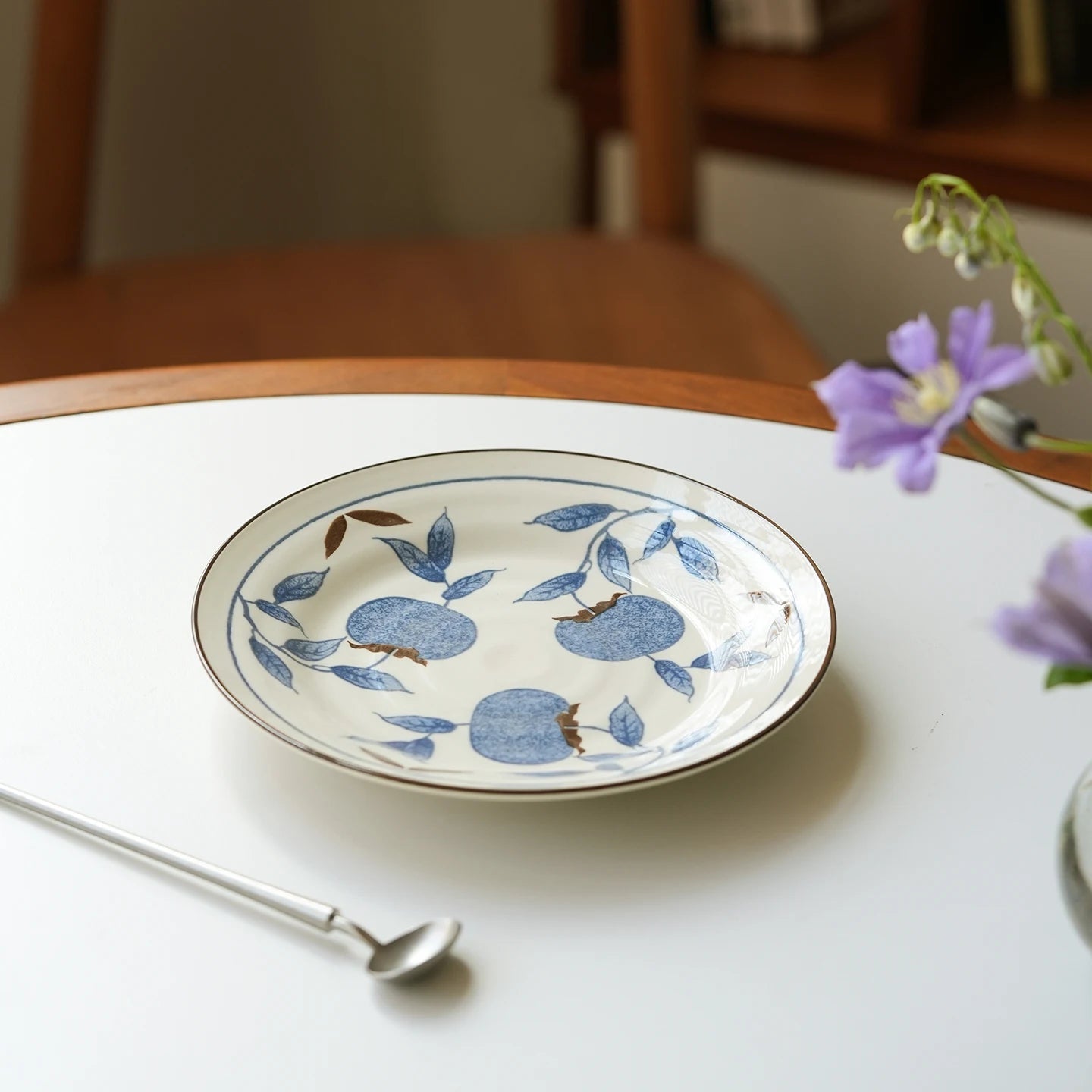 Serveringsservise med blått mønster - Til Kjøkkenet