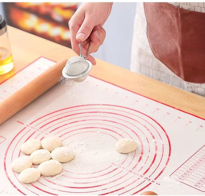 Oversize 60/70/80cm Silicone Baking Mat Rolling Kneading Pad Pastry Tools Crepes Pizza Dough Non-Stick Silicone Mat For Kitchen - Til Kjøkkenet