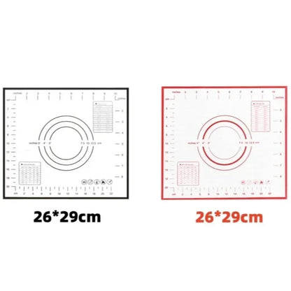 Oversize 60/70/80cm Silicone Baking Mat Rolling Kneading Pad Pastry Tools Crepes Pizza Dough Non-Stick Silicone Mat For Kitchen - Til Kjøkkenet