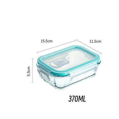 Matboks i borosilikatglass med tett lokk - Til Kjøkkenet