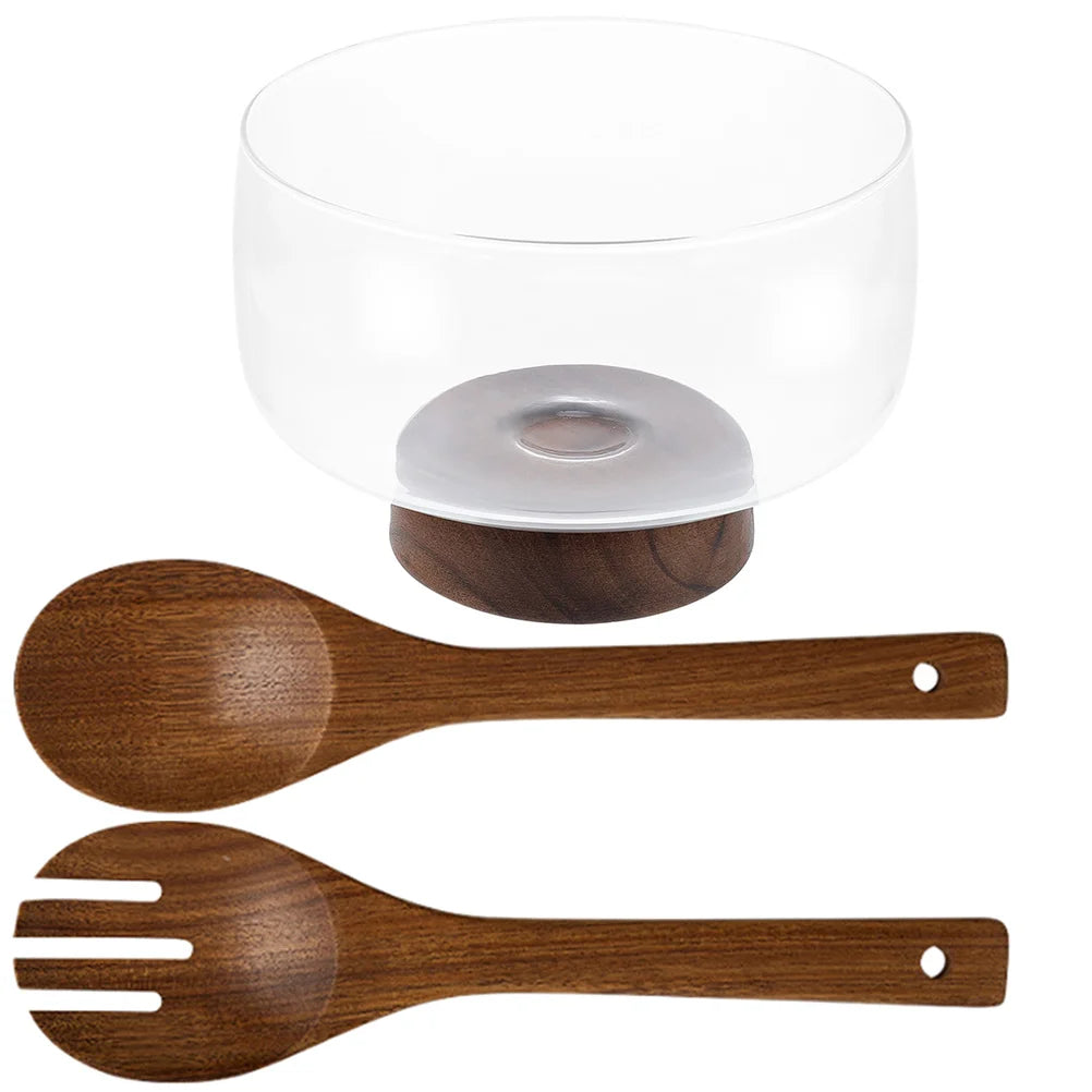 Salatbolle med salatbestikk