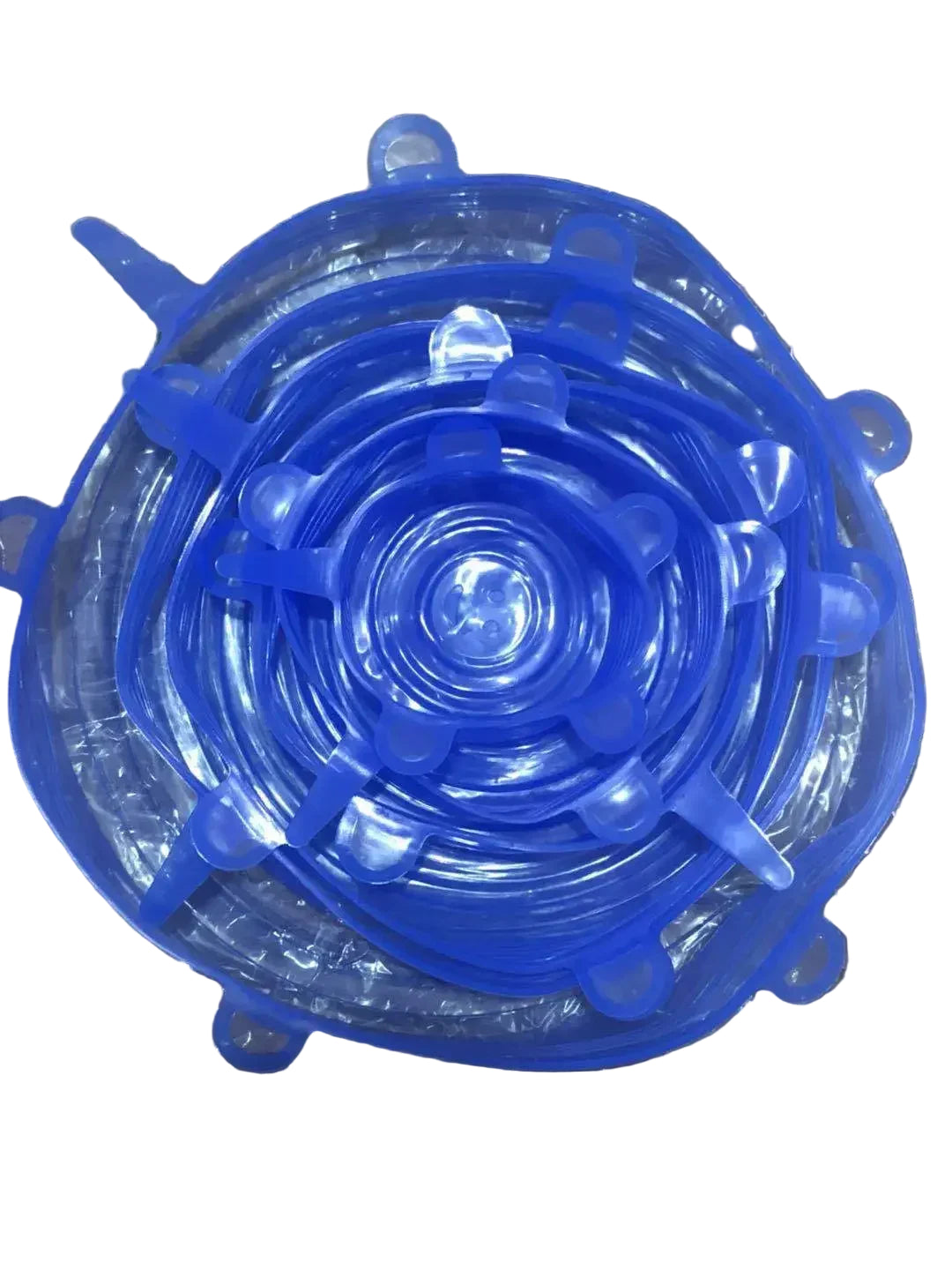 Silikonlokk for matoppbevaring - 6 pakning