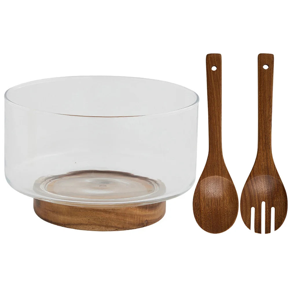 Salatbolle med salatbestikk