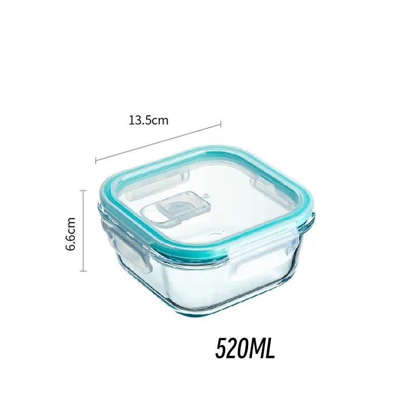 Matboks i borosilikatglass med tett lokk - Til Kjøkkenet