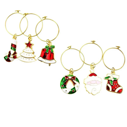 Julepynt til glass – 6stk - Til Kjøkkenet