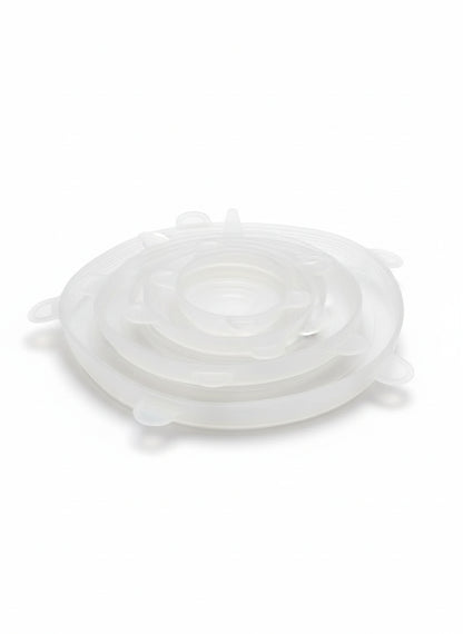 Silikonlokk for matoppbevaring - 6 pakning