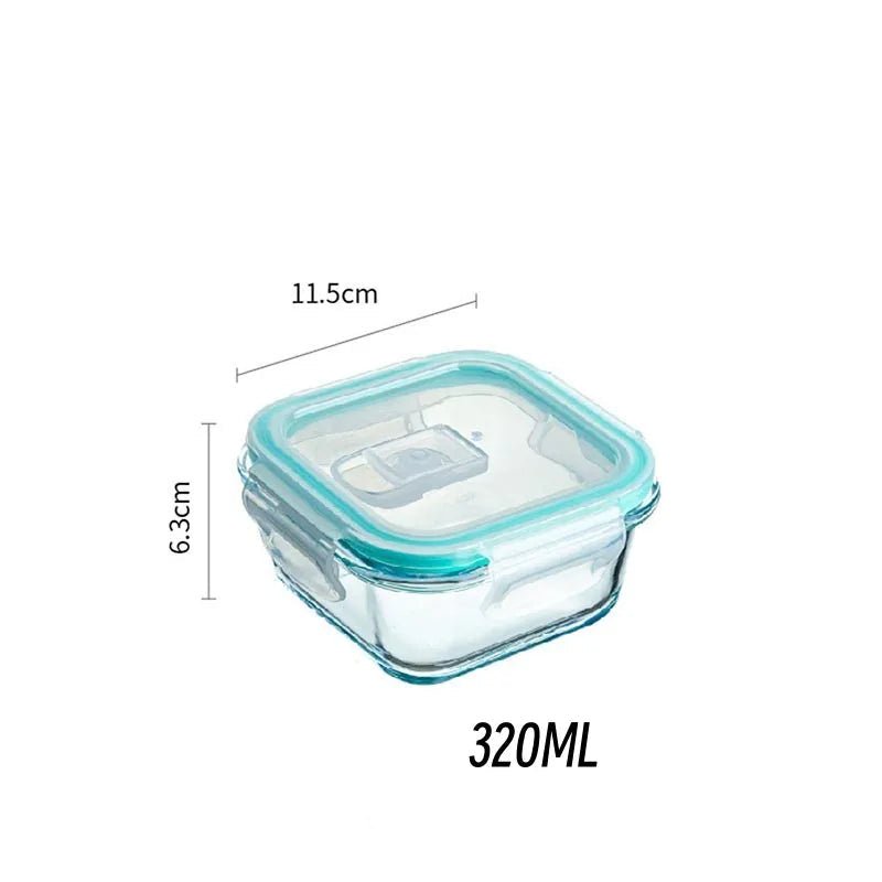 Matboks i borosilikatglass med tett lokk - Til Kjøkkenet