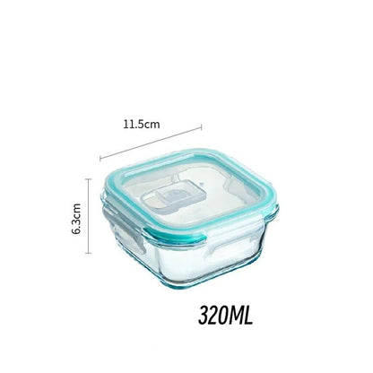 Matboks i borosilikatglass med tett lokk - Til Kjøkkenet