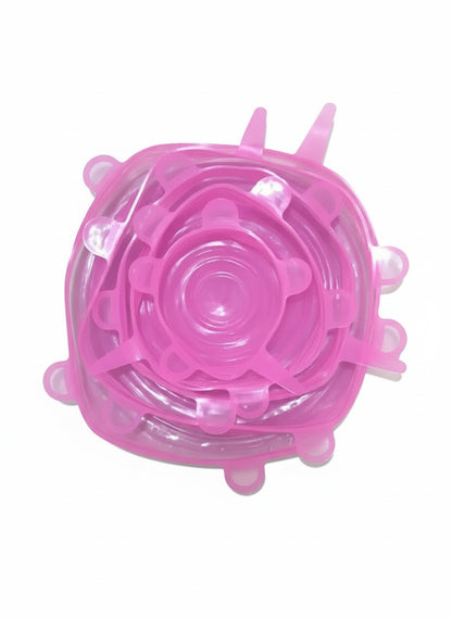 Silikonlokk for matoppbevaring - 6 pakning