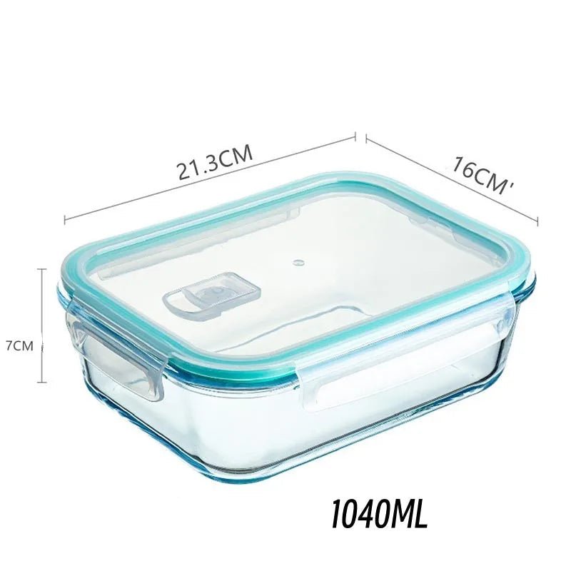 Matboks i borosilikatglass med tett lokk - Til Kjøkkenet