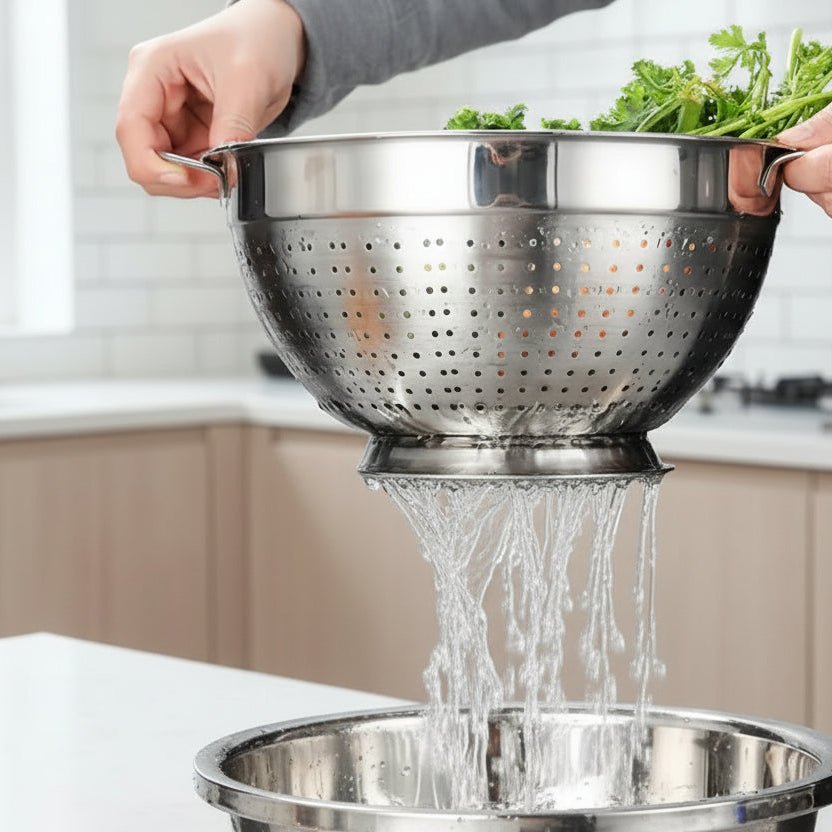 Dørslag i rustfritt stål - Til Kjøkkenet