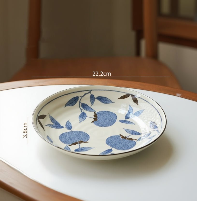 Serveringsservise med blått mønster - Til Kjøkkenet