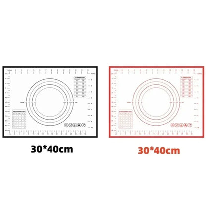 Oversize 60/70/80cm Silicone Baking Mat Rolling Kneading Pad Pastry Tools Crepes Pizza Dough Non-Stick Silicone Mat For Kitchen - Til Kjøkkenet