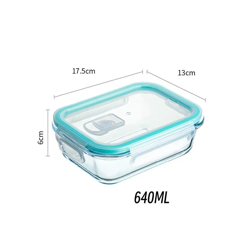 Matboks i borosilikatglass med tett lokk - Til Kjøkkenet