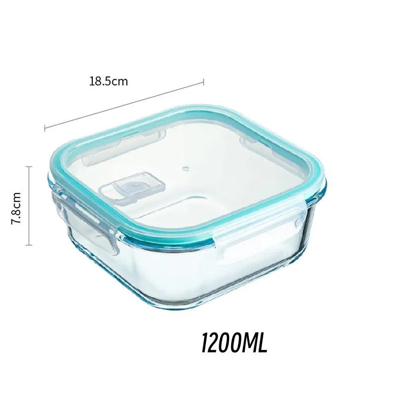 Matboks i borosilikatglass med tett lokk - Til Kjøkkenet