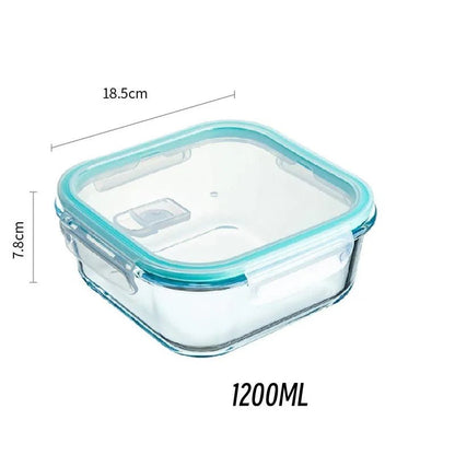 Matboks i borosilikatglass med tett lokk - Til Kjøkkenet