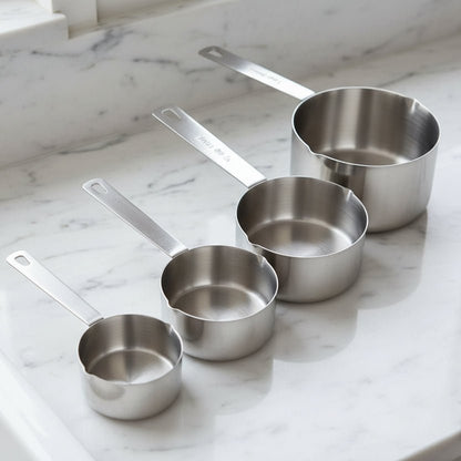 Måleskje ml/cup i rustfritt stål - Til Kjøkkenet