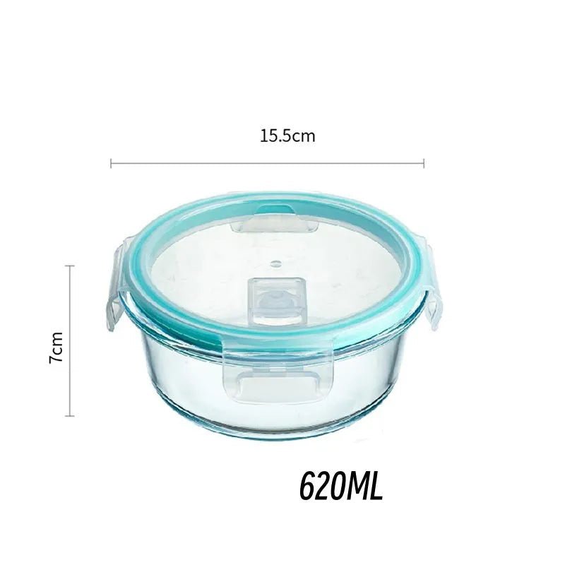 Matboks i borosilikatglass med tett lokk - Til Kjøkkenet