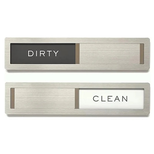 Oppvaskmaskin-skilt: Clean/Dirty
