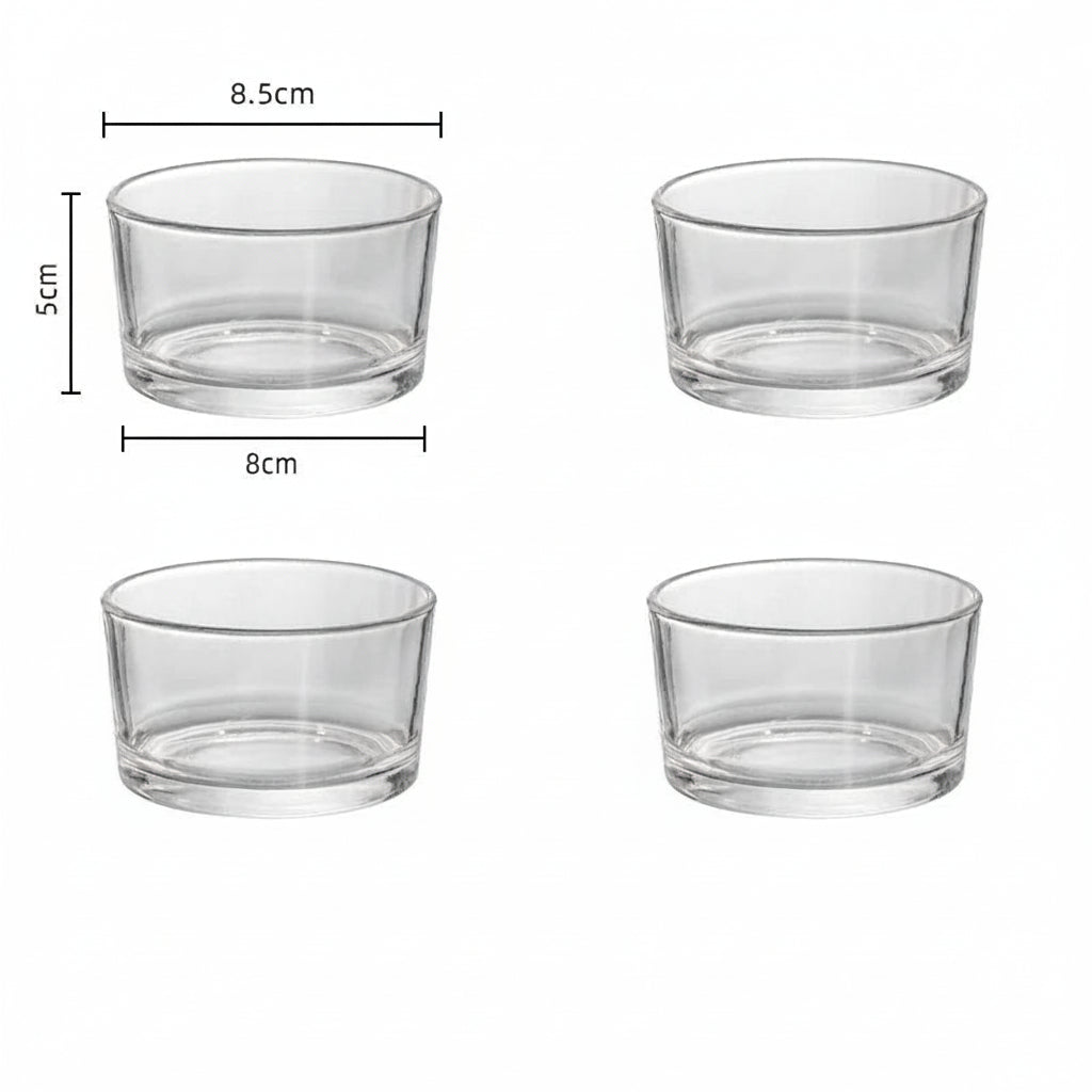 Glasskåler, 4-pakning