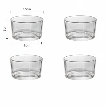 Glasskåler, 4-pakning