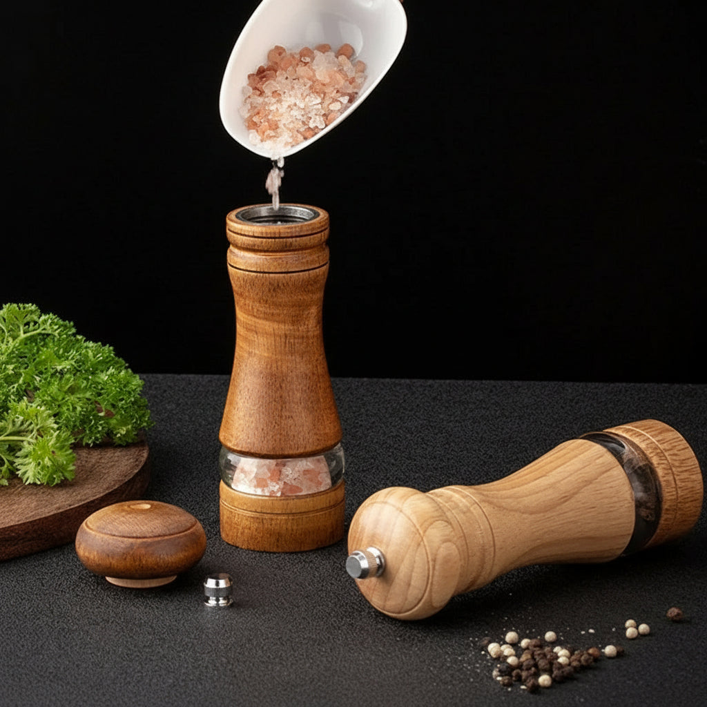Manuell salt- og pepperkvern