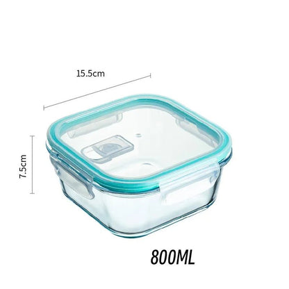 Matboks i borosilikatglass med tett lokk - Til Kjøkkenet