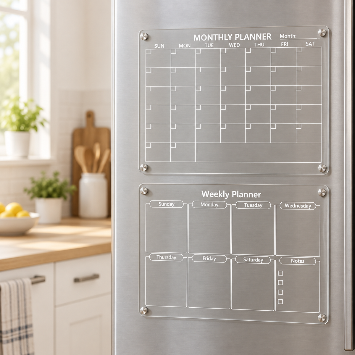 Magnetisk kalender til kjøleskapet - Til Kjøkkenet
